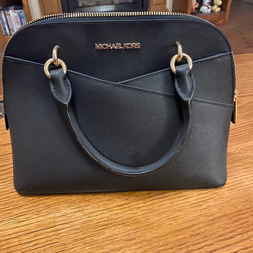 New Michael Kors Black Satchel